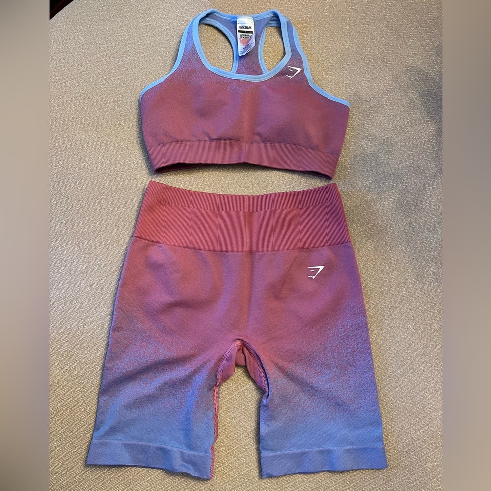 GYMSHARK SHORTS SET